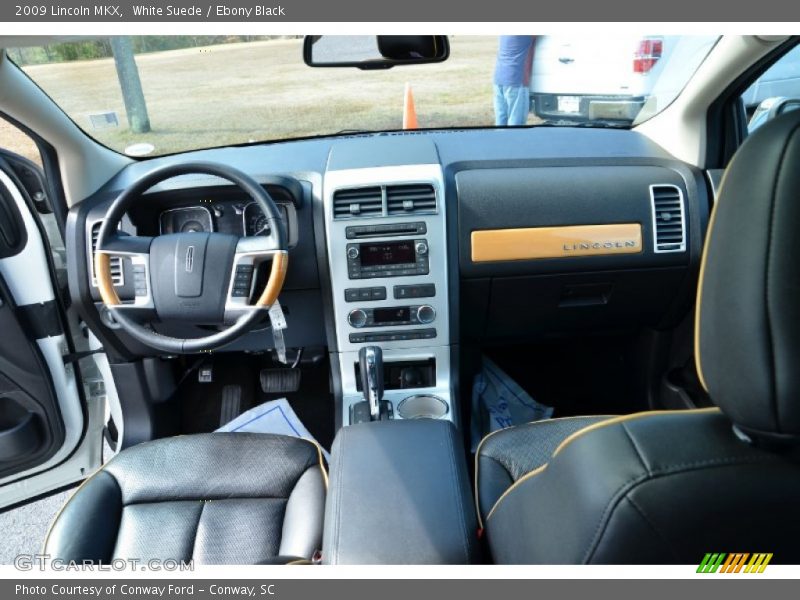 White Suede / Ebony Black 2009 Lincoln MKX