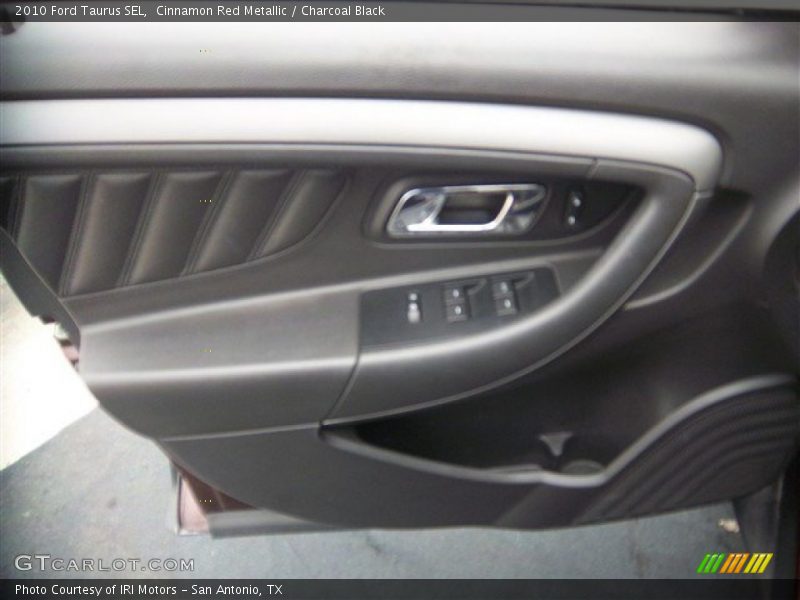 Cinnamon Red Metallic / Charcoal Black 2010 Ford Taurus SEL