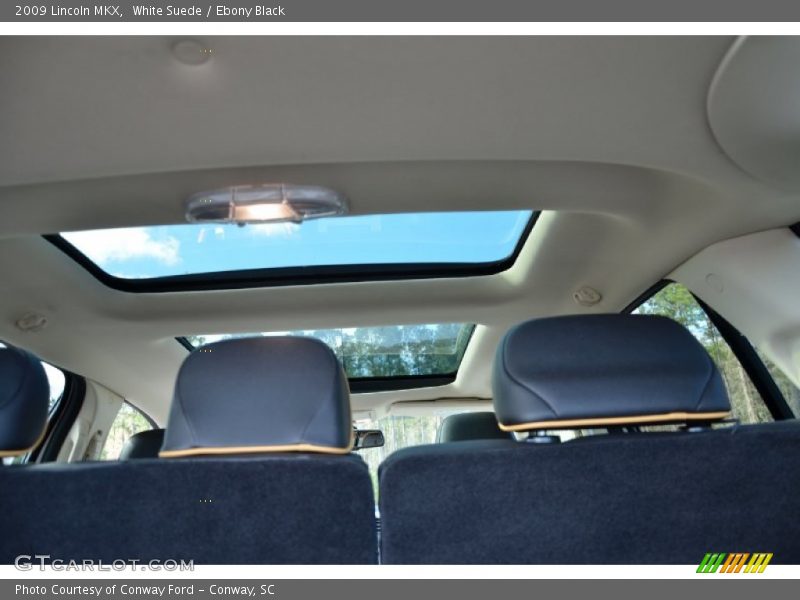 White Suede / Ebony Black 2009 Lincoln MKX