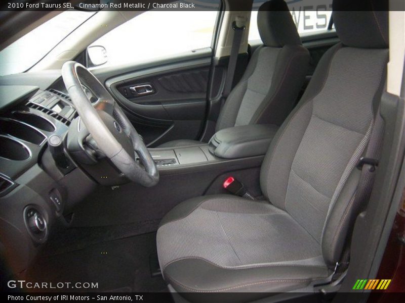 Cinnamon Red Metallic / Charcoal Black 2010 Ford Taurus SEL