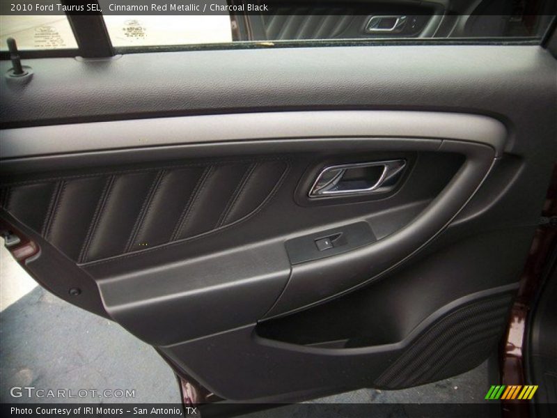 Cinnamon Red Metallic / Charcoal Black 2010 Ford Taurus SEL