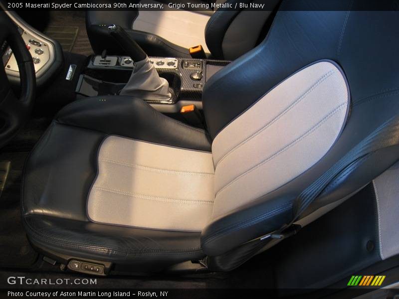 Grigio Touring Metallic / Blu Navy 2005 Maserati Spyder Cambiocorsa 90th Anniversary