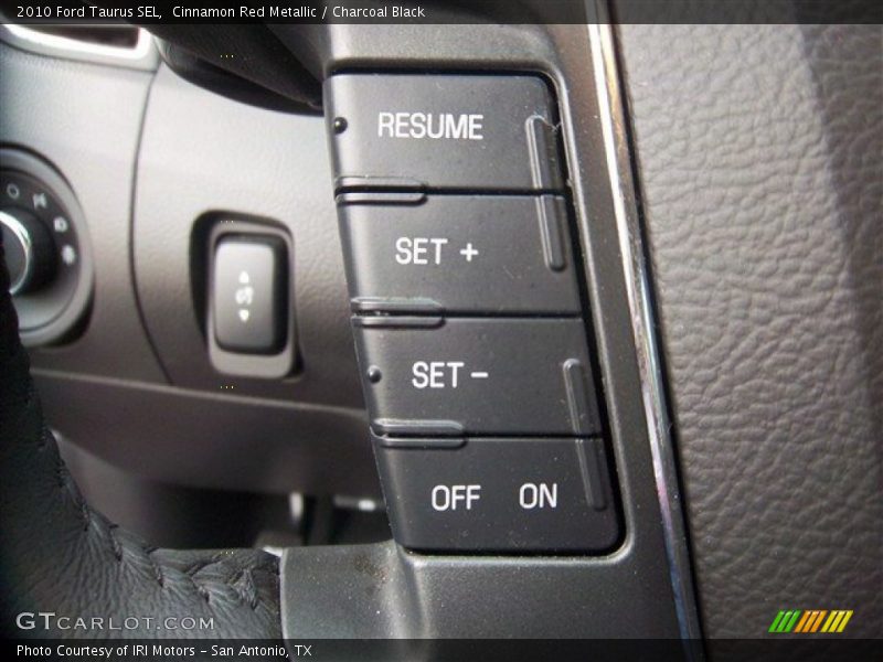 Cinnamon Red Metallic / Charcoal Black 2010 Ford Taurus SEL