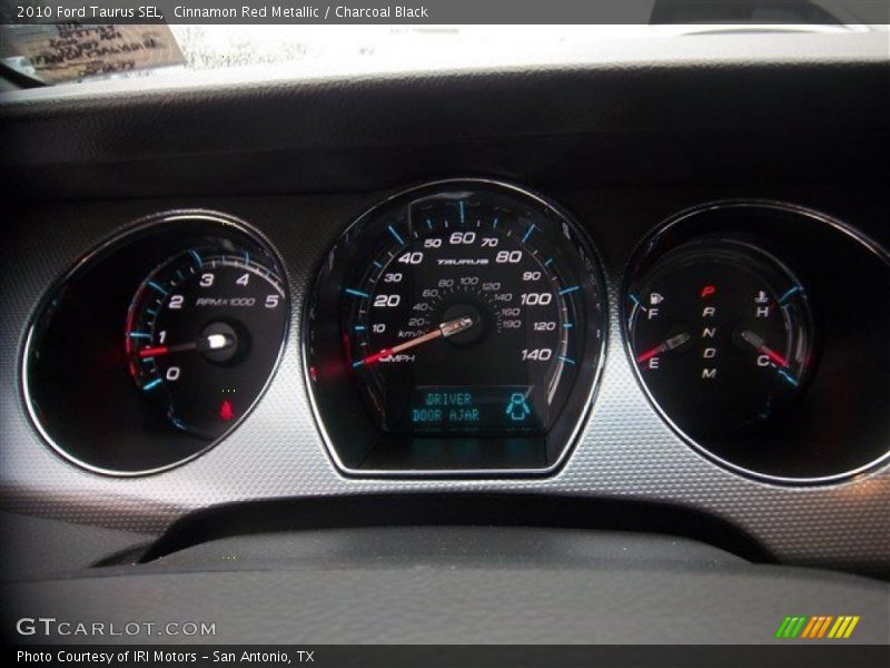 Cinnamon Red Metallic / Charcoal Black 2010 Ford Taurus SEL