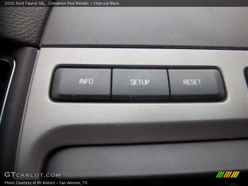 Cinnamon Red Metallic / Charcoal Black 2010 Ford Taurus SEL