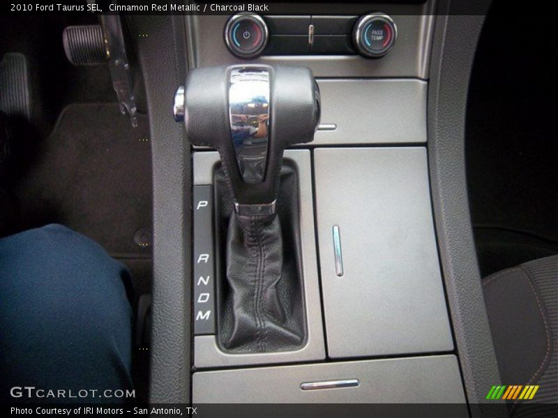 Cinnamon Red Metallic / Charcoal Black 2010 Ford Taurus SEL