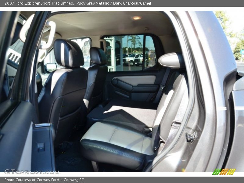 Alloy Grey Metallic / Dark Charcoal/Camel 2007 Ford Explorer Sport Trac Limited