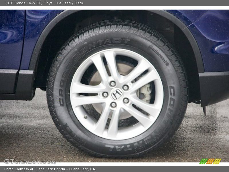 Royal Blue Pearl / Black 2010 Honda CR-V EX
