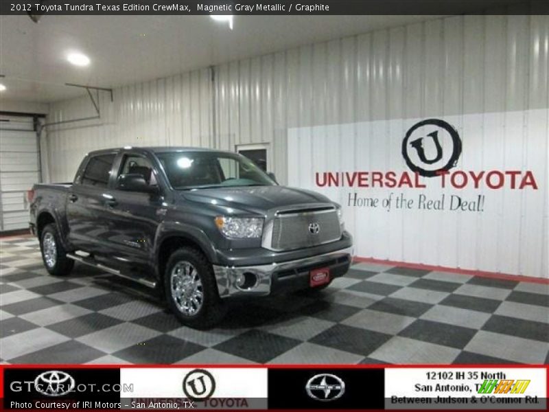 Magnetic Gray Metallic / Graphite 2012 Toyota Tundra Texas Edition CrewMax
