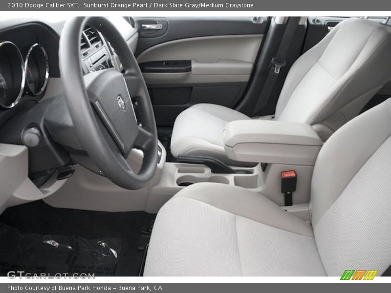 Sunburst Orange Pearl / Dark Slate Gray/Medium Graystone 2010 Dodge Caliber SXT
