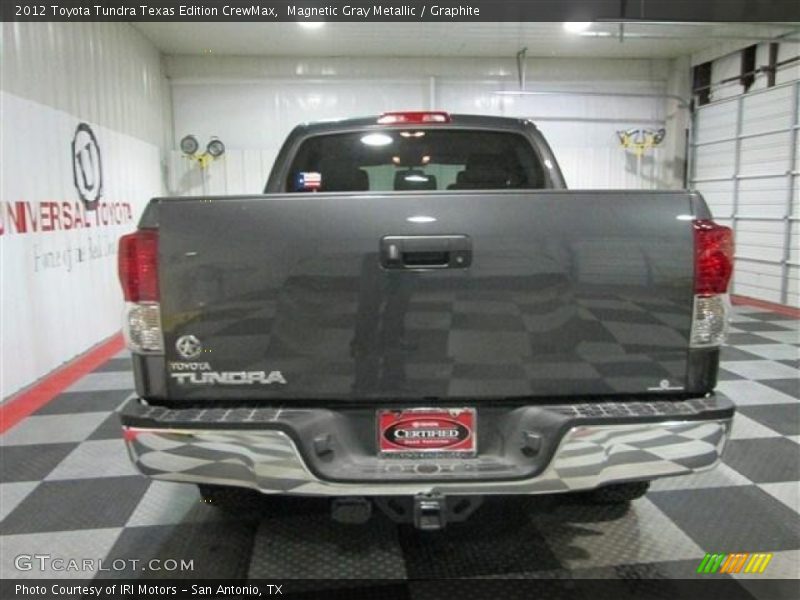 Magnetic Gray Metallic / Graphite 2012 Toyota Tundra Texas Edition CrewMax