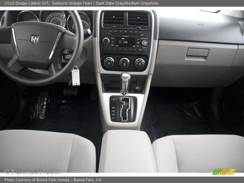 Sunburst Orange Pearl / Dark Slate Gray/Medium Graystone 2010 Dodge Caliber SXT