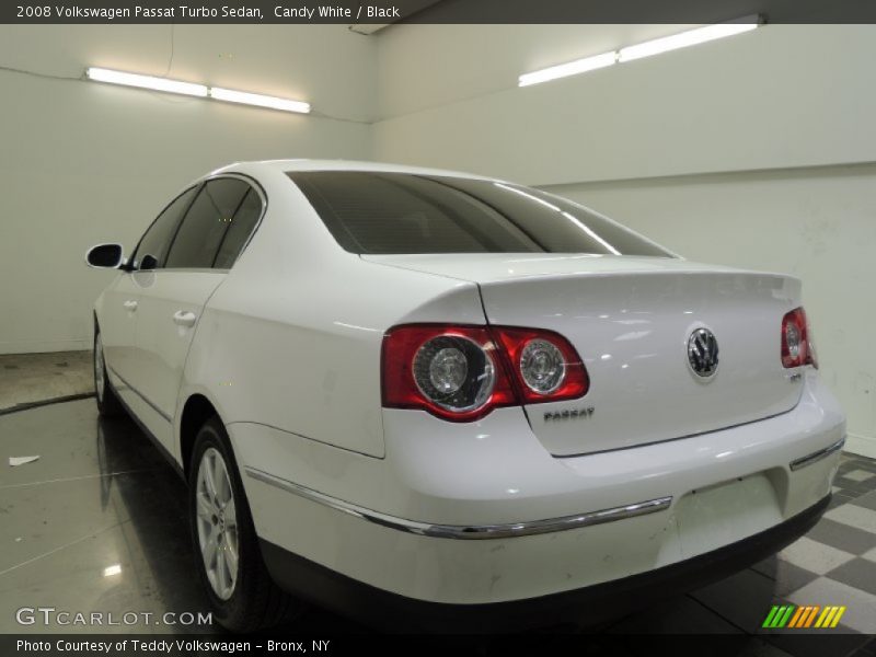 Candy White / Black 2008 Volkswagen Passat Turbo Sedan
