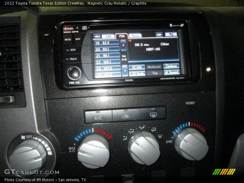 Magnetic Gray Metallic / Graphite 2012 Toyota Tundra Texas Edition CrewMax