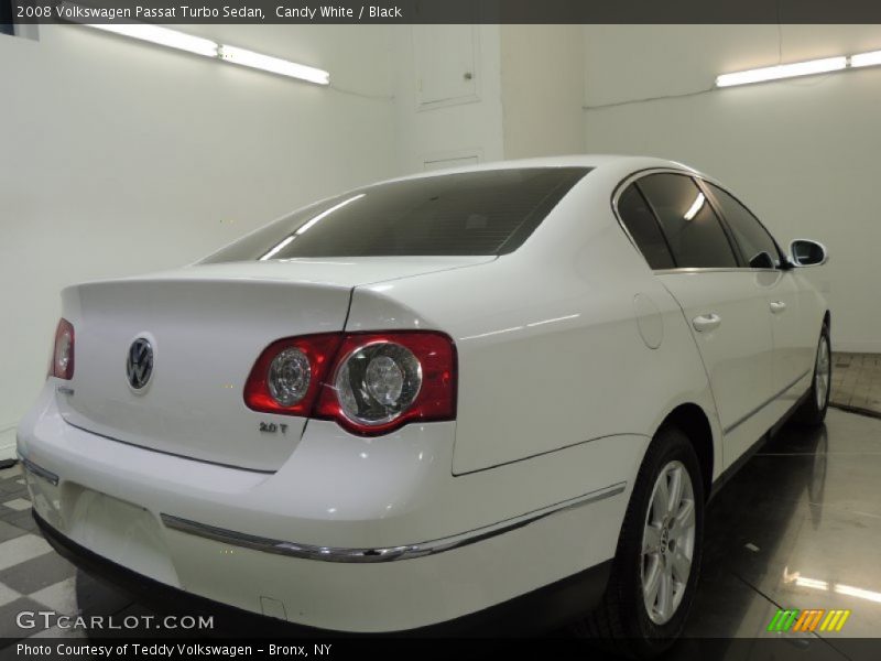 Candy White / Black 2008 Volkswagen Passat Turbo Sedan