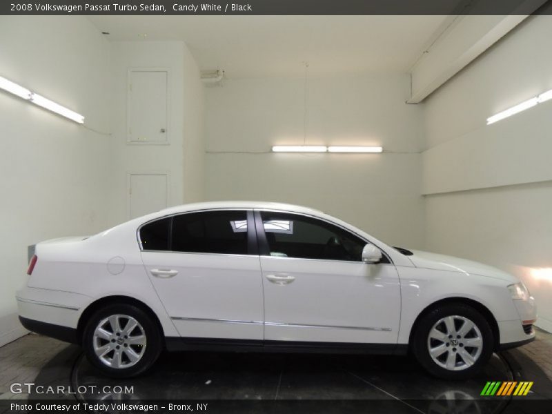 Candy White / Black 2008 Volkswagen Passat Turbo Sedan