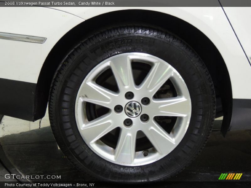Candy White / Black 2008 Volkswagen Passat Turbo Sedan