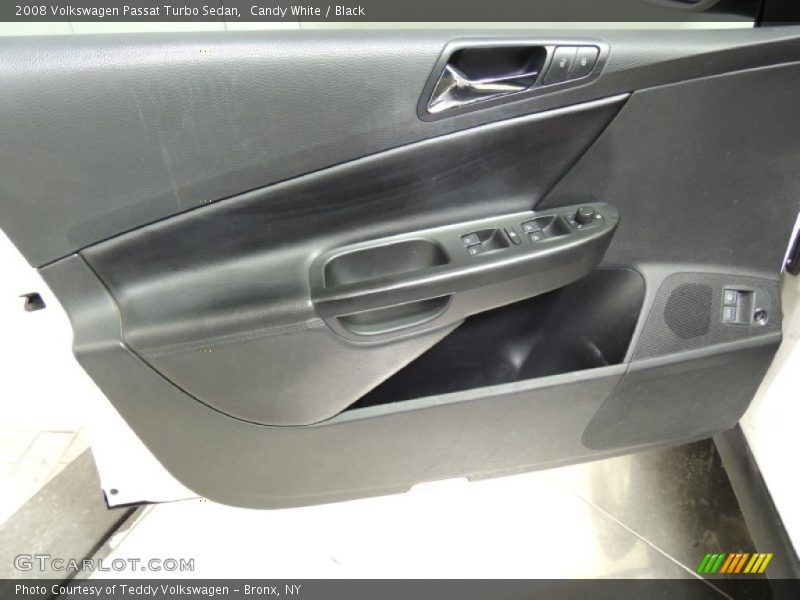 Candy White / Black 2008 Volkswagen Passat Turbo Sedan