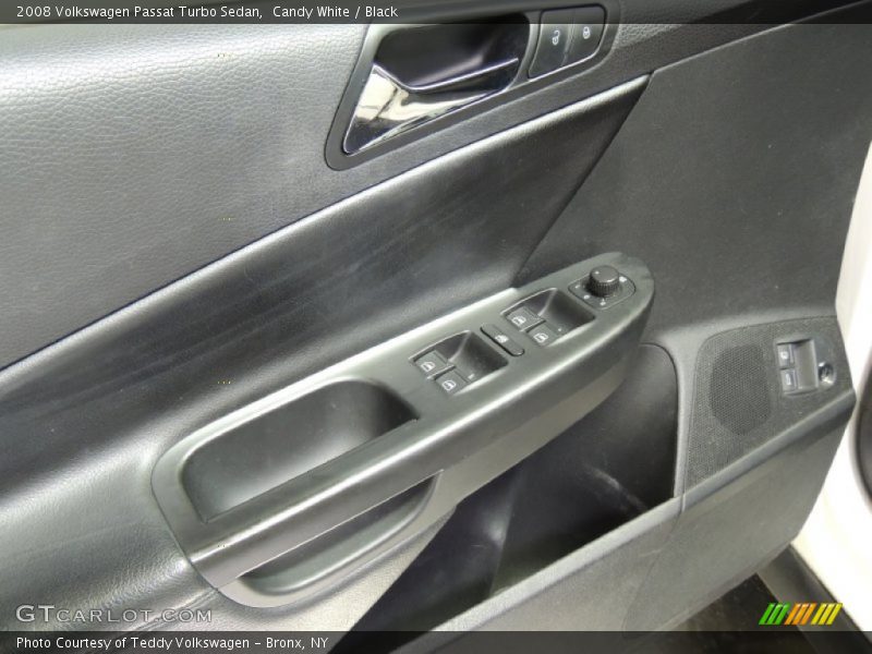 Candy White / Black 2008 Volkswagen Passat Turbo Sedan