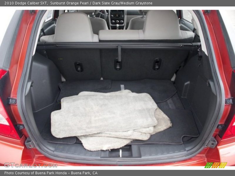 Sunburst Orange Pearl / Dark Slate Gray/Medium Graystone 2010 Dodge Caliber SXT