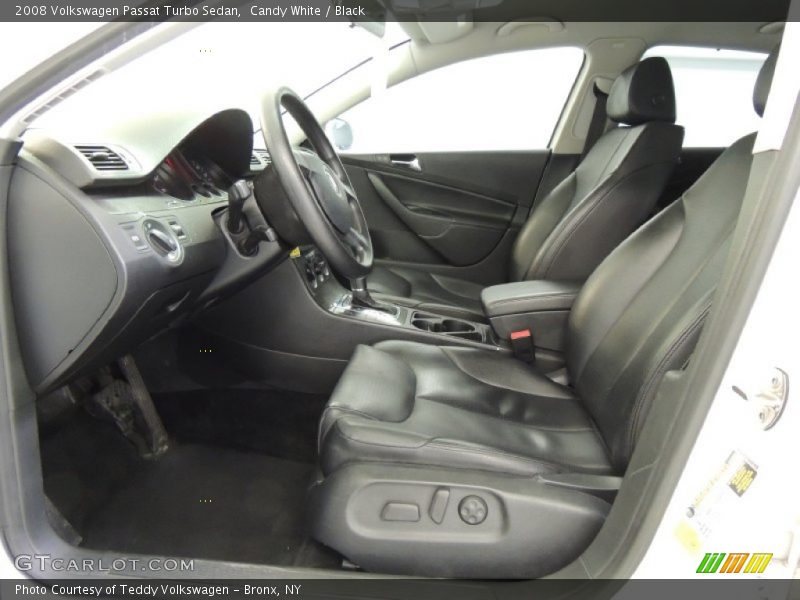 Candy White / Black 2008 Volkswagen Passat Turbo Sedan