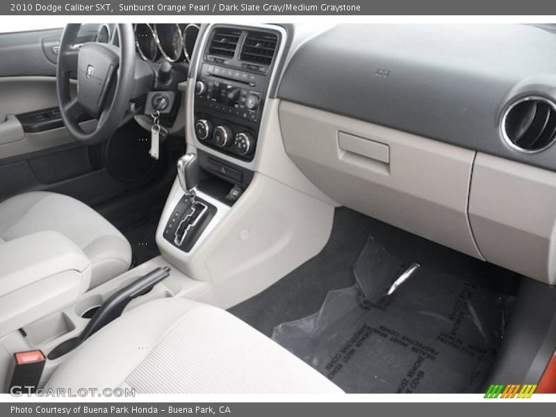 Sunburst Orange Pearl / Dark Slate Gray/Medium Graystone 2010 Dodge Caliber SXT