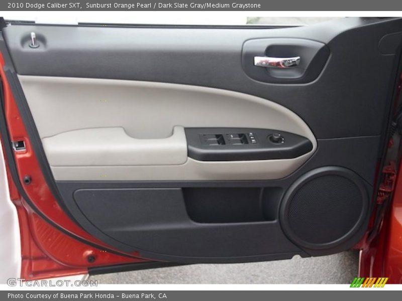 Sunburst Orange Pearl / Dark Slate Gray/Medium Graystone 2010 Dodge Caliber SXT