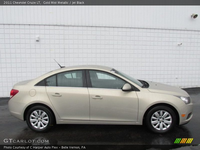 Gold Mist Metallic / Jet Black 2011 Chevrolet Cruze LT