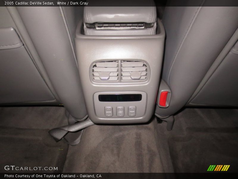 White / Dark Gray 2005 Cadillac DeVille Sedan