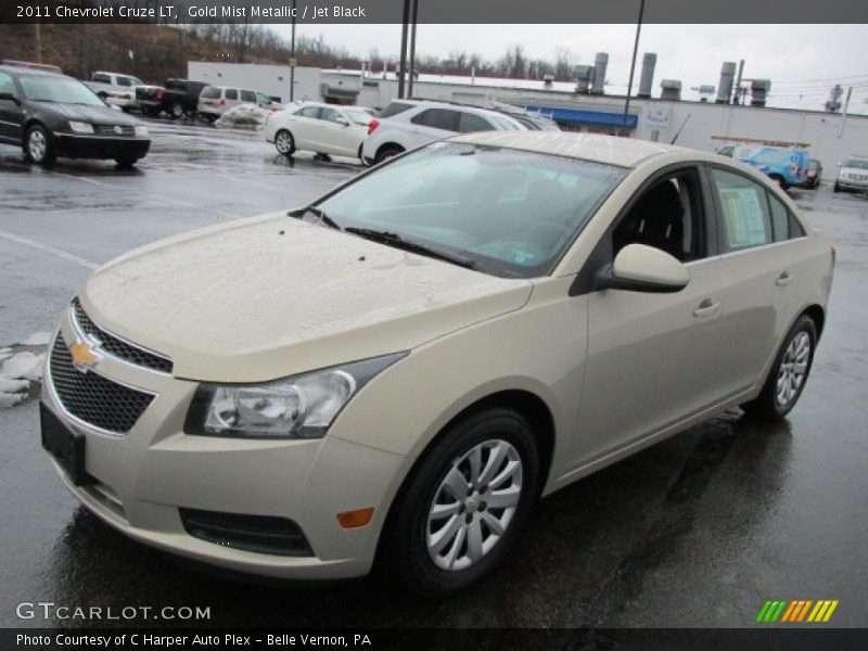 Gold Mist Metallic / Jet Black 2011 Chevrolet Cruze LT