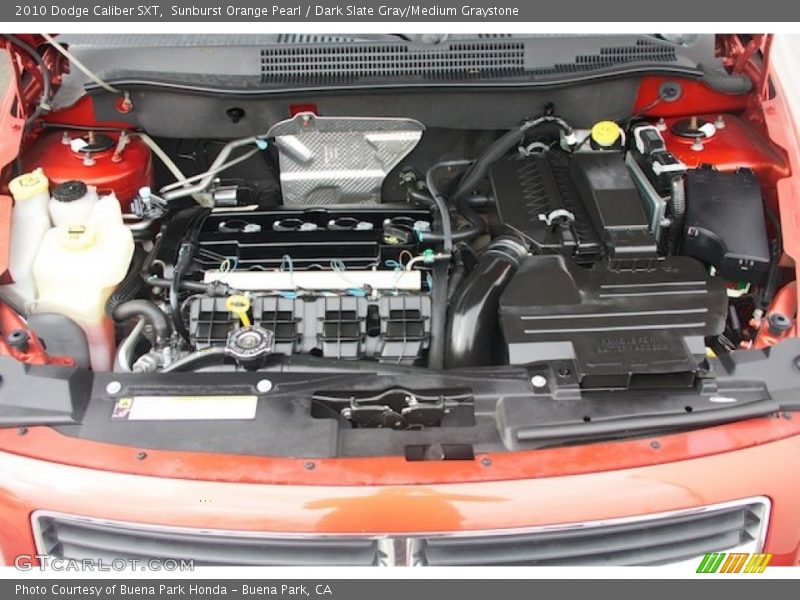 Sunburst Orange Pearl / Dark Slate Gray/Medium Graystone 2010 Dodge Caliber SXT
