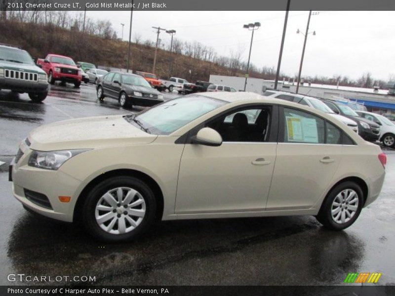 Gold Mist Metallic / Jet Black 2011 Chevrolet Cruze LT