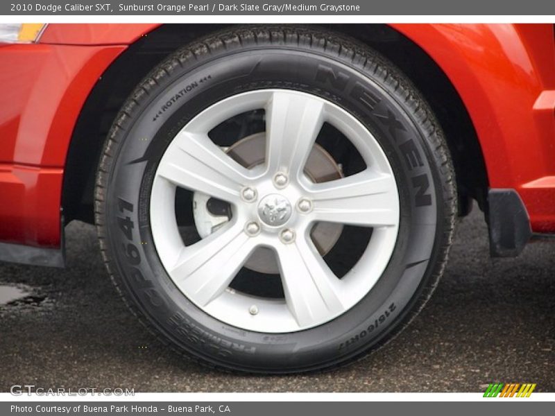 Sunburst Orange Pearl / Dark Slate Gray/Medium Graystone 2010 Dodge Caliber SXT