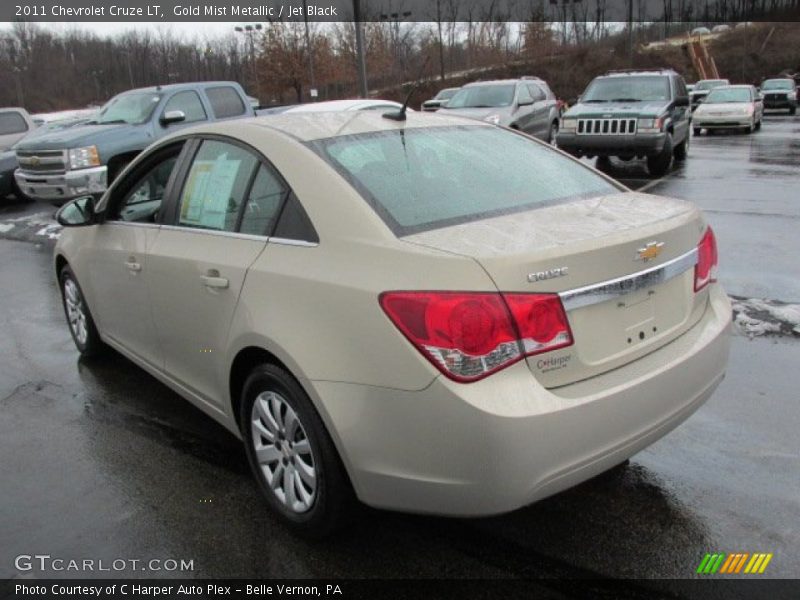 Gold Mist Metallic / Jet Black 2011 Chevrolet Cruze LT