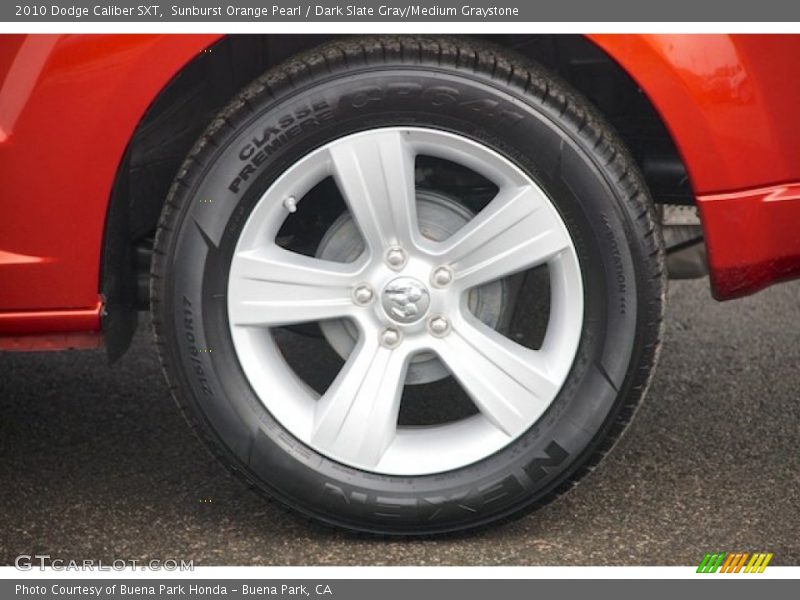 Sunburst Orange Pearl / Dark Slate Gray/Medium Graystone 2010 Dodge Caliber SXT