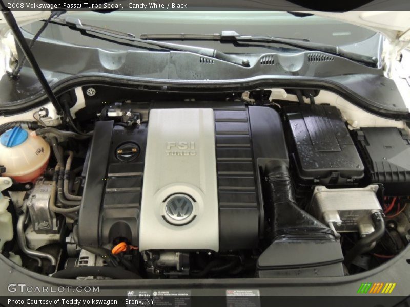 Candy White / Black 2008 Volkswagen Passat Turbo Sedan