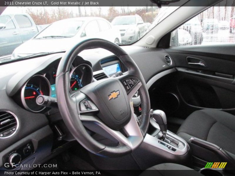 Gold Mist Metallic / Jet Black 2011 Chevrolet Cruze LT
