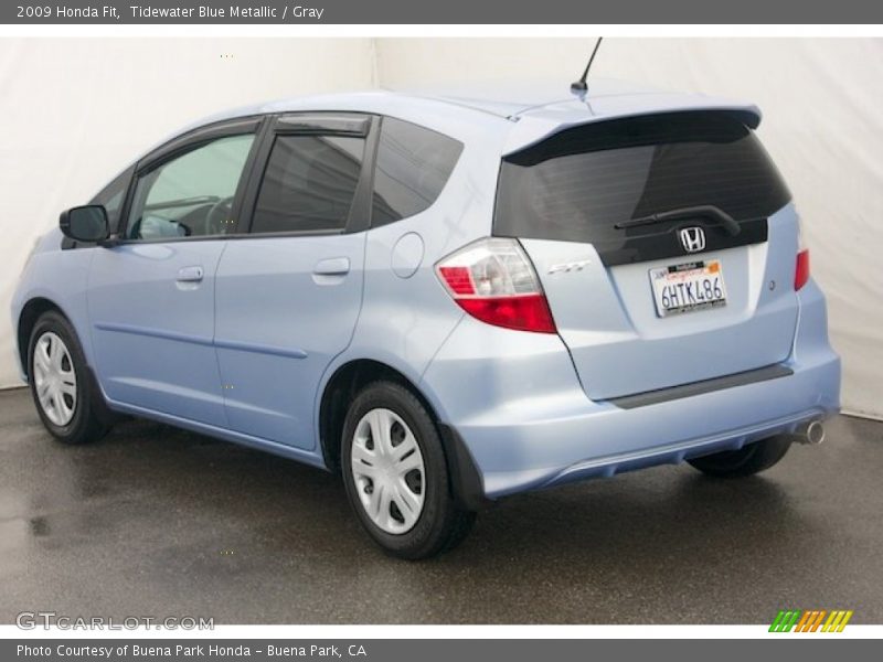 Tidewater Blue Metallic / Gray 2009 Honda Fit