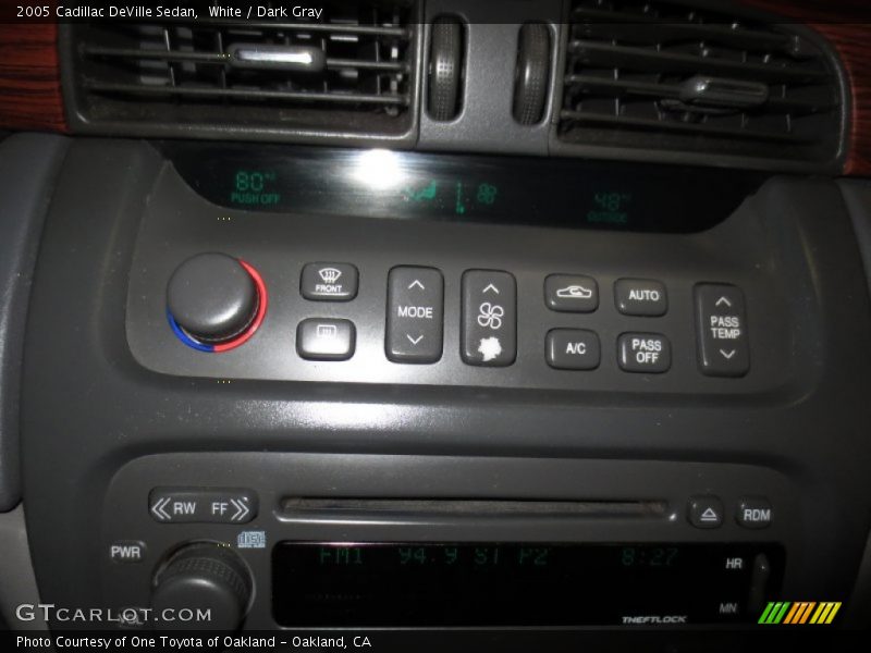 Controls of 2005 DeVille Sedan
