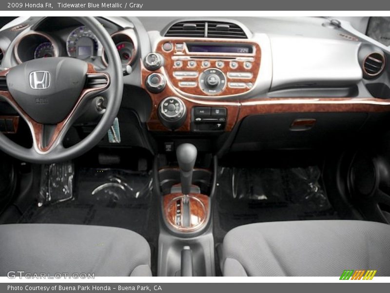 Tidewater Blue Metallic / Gray 2009 Honda Fit