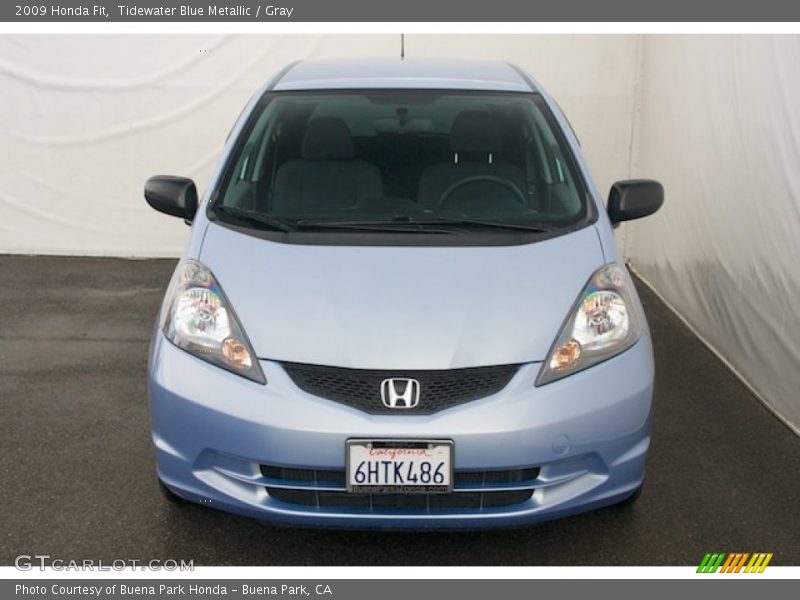 Tidewater Blue Metallic / Gray 2009 Honda Fit