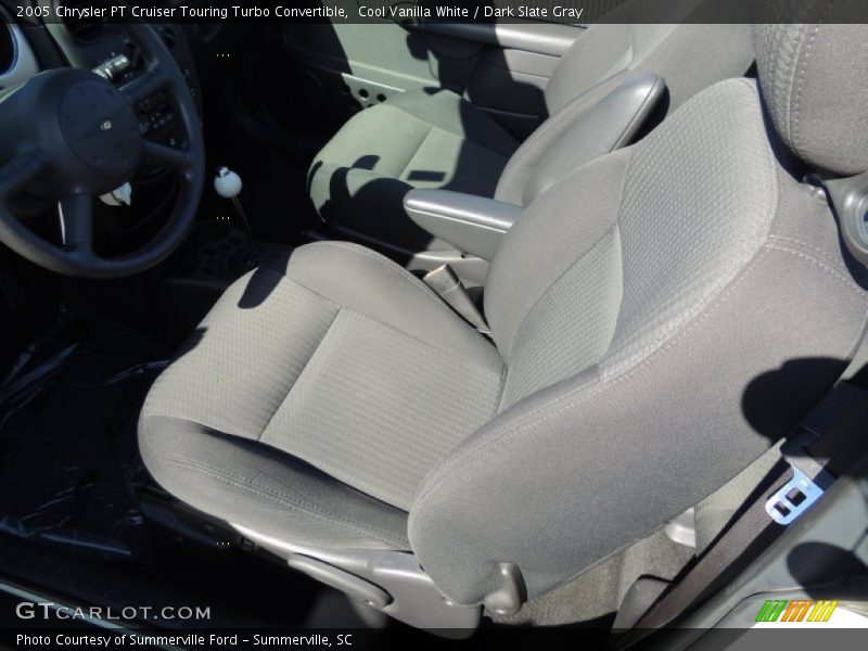 Cool Vanilla White / Dark Slate Gray 2005 Chrysler PT Cruiser Touring Turbo Convertible
