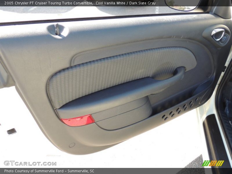Cool Vanilla White / Dark Slate Gray 2005 Chrysler PT Cruiser Touring Turbo Convertible