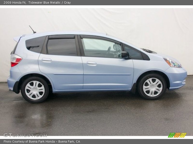 Tidewater Blue Metallic / Gray 2009 Honda Fit