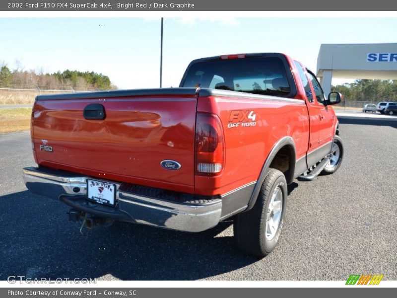 Bright Red / Dark Graphite 2002 Ford F150 FX4 SuperCab 4x4