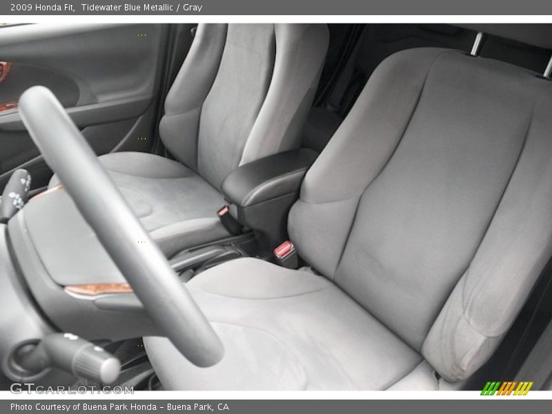 Tidewater Blue Metallic / Gray 2009 Honda Fit