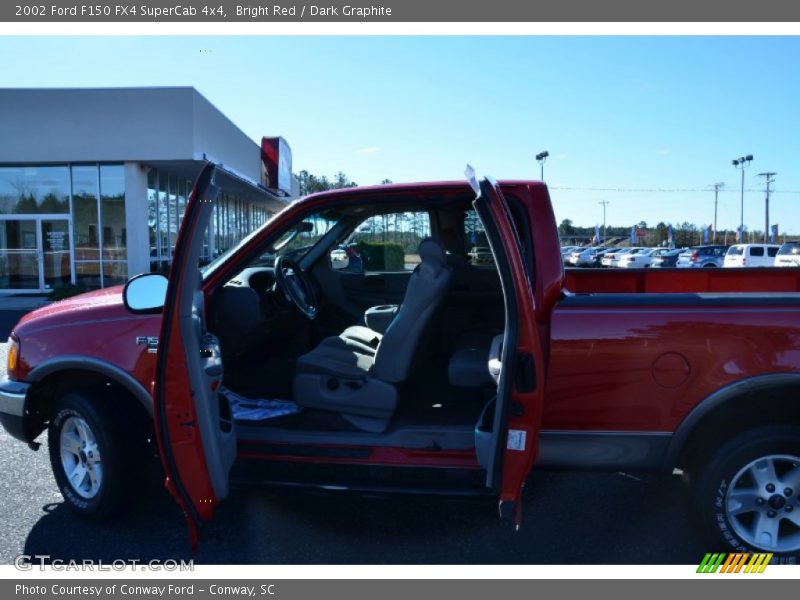 Bright Red / Dark Graphite 2002 Ford F150 FX4 SuperCab 4x4