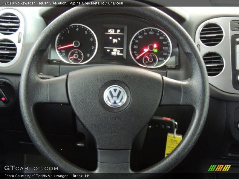 Alpine Grey Metallic / Charcoal 2010 Volkswagen Tiguan S 4Motion