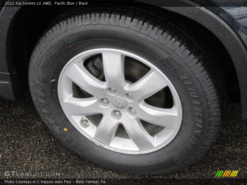 Pacific Blue / Black 2012 Kia Sorento LX AWD