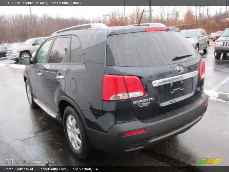 Pacific Blue / Black 2012 Kia Sorento LX AWD